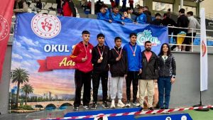 Azatlı Küllüce Ortaokulu’ndan Atletizm gururu