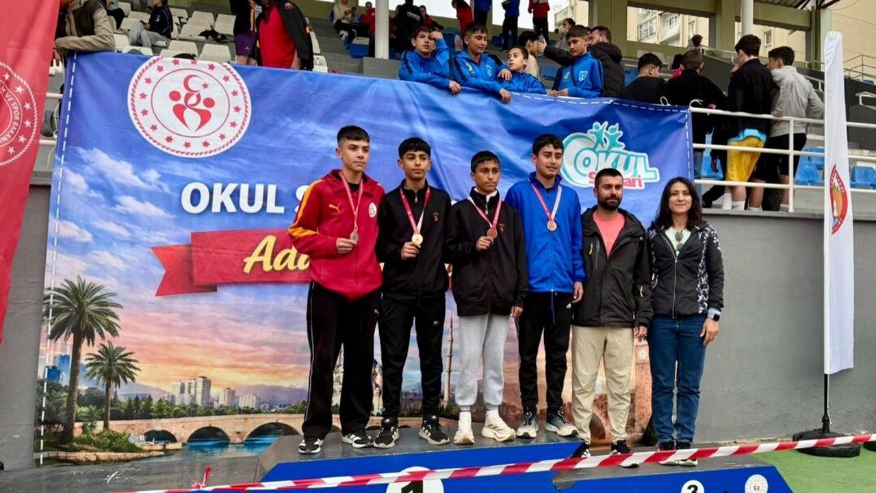 Azatlı Küllüce Ortaokulu’ndan Atletizm gururu